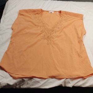 Joanna Hope women's sleeveless v neck blouse size 16, made in India